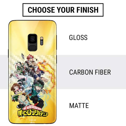 My Hero Academia Hero Team Season 4 Galaxy S9 Skin